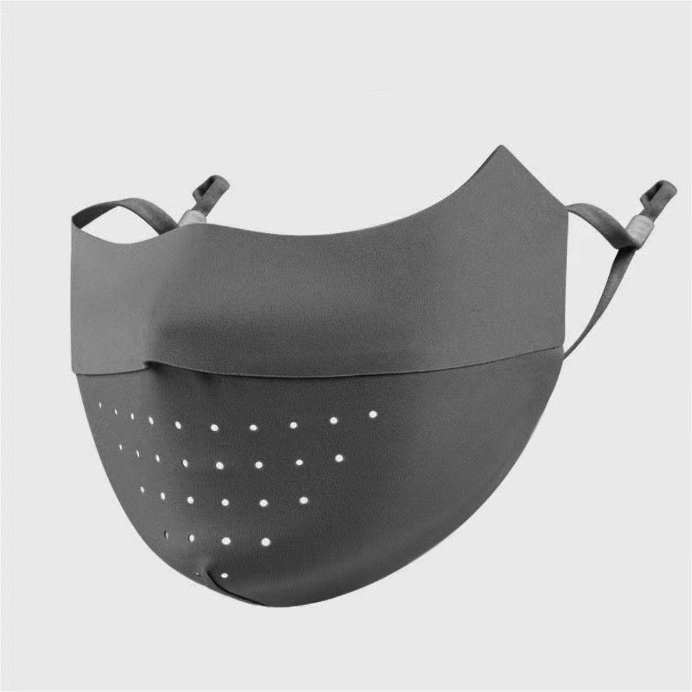 Breathable Cycling Face Mask Thin Face Cover Soft Ice Silk Face Mask  Summer