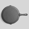 Чугунная мини-сковорода без покрытия - с антипригарным покрытием, доступна в размерах 14 см, 16 см, 20 см, 26 см
