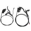 Bike Disc Brake Set Sensitive Front Rear Power Cut Off Hydraulic Brake Kit for Electric Scooter