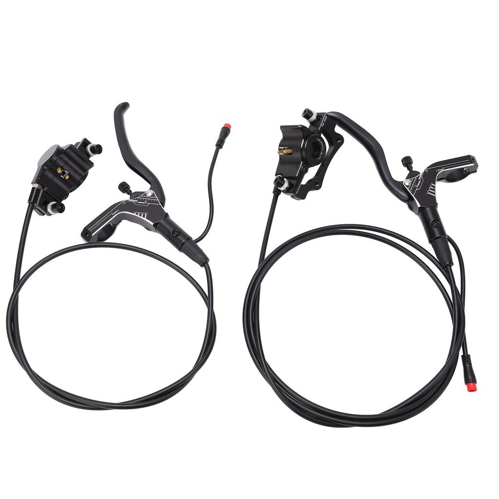 Bike Disc Brake Set Sensitive Front Rear Power Cut Off Hydraulic Brake Kit for Electric Scooter