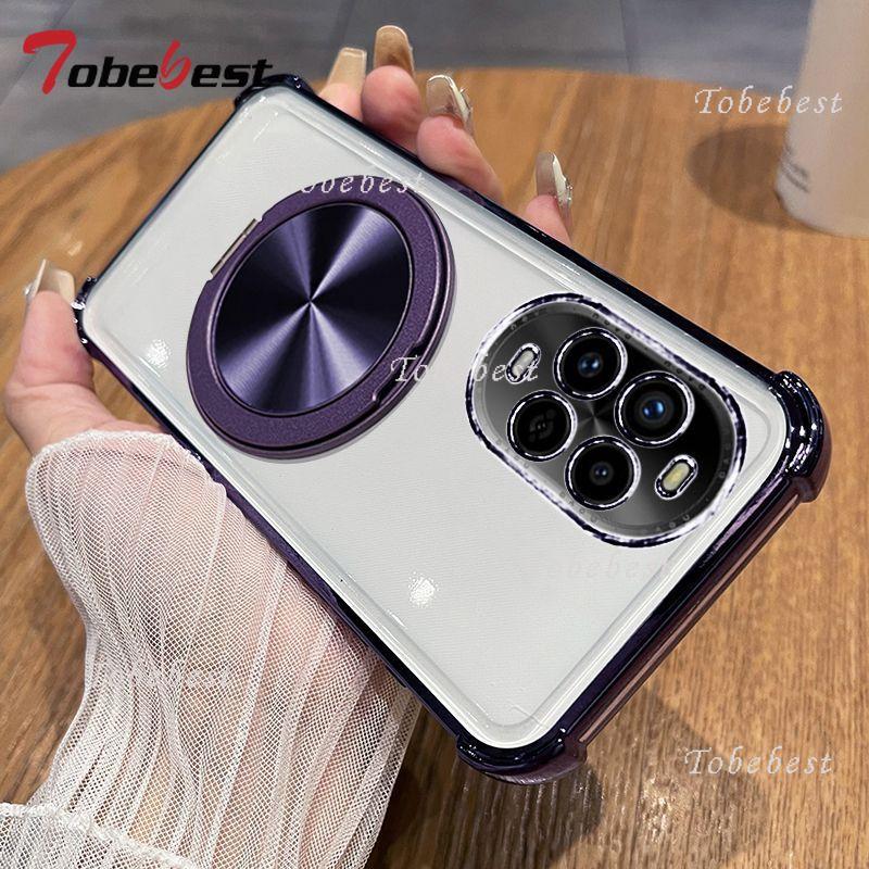 Вращающийся на 360 градусов магнитный кронштейн Чехол для телефона для Huawei Nova 14 Ultra 13 12 11 10 9 8 7 Pro SE Ударопрочная гальванизированная крышка