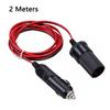 Car Cigarette Lighter Socket Extension Cable 2 Meters Male Plug To Female Socket Extension Cable Car Interior