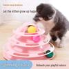 Игрушка Cat Turntable: Саморазвлечение и снятие скуки Трекбол с дразнилкой - Идеальные товары для домашних животных для игривых кошек