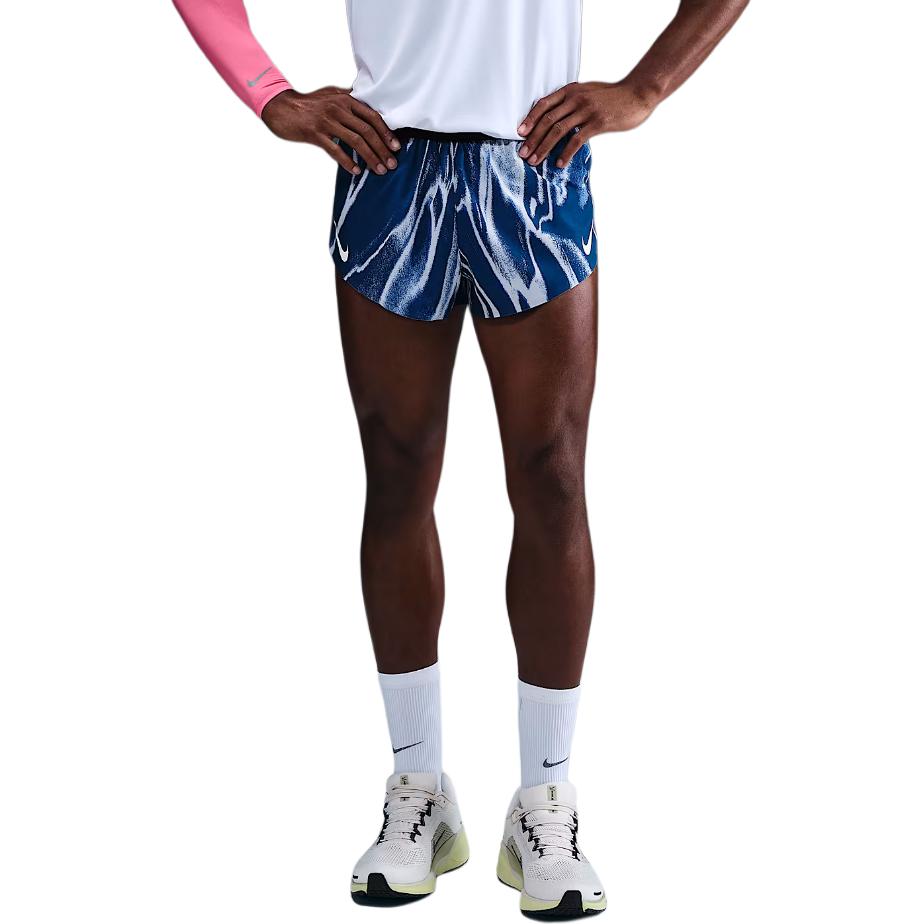 Nike Мужские шорты для бега Aeroswift Dri-Fit Adv 2" Шорты Прибрежно-синий HV2645-492