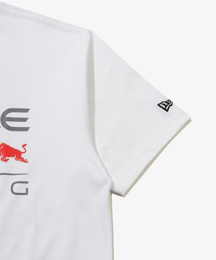 New Era Белая футболка с логотипом Oracle Red Bull Racing
