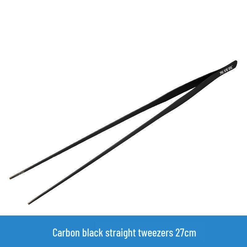 Longxiang Palace Aquarium Landscaping Set: Stainless Steel Tweezers, Feeding Tongs, and Wave Scissors for Aquatic Plants in Fish Tanks