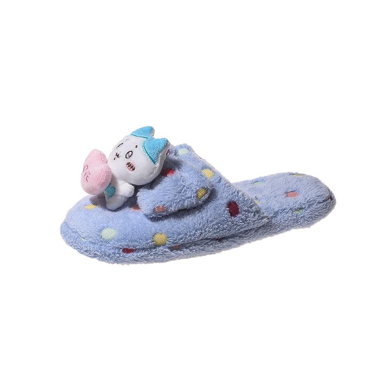 Домашние пушистые тапочки в стиле Хэллоуина, женские зимние тапочки с мягкой подошвой, женские повседневные теплые хлопковые туфли на плоской подошве 2024 г.