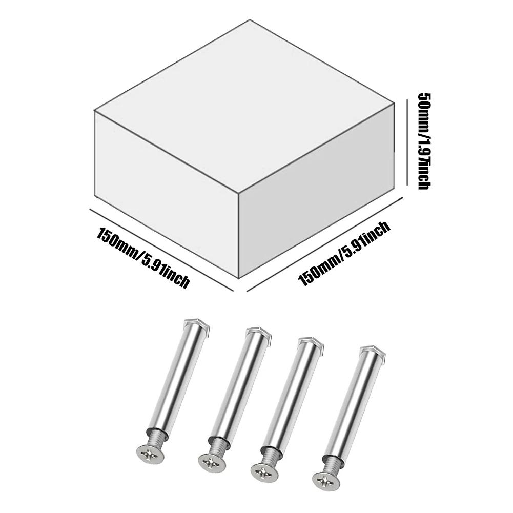 4pcs Fixing Chassis Fan Screws Enhanced Stability PC Case Fan Screws Quieter Operation Not Hurt Fan for DIY Modified Cooling Fan