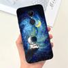 Чехол для Xiaomi Redmi 5 5a 5 Plus Астронавт Черный Луна Полночь Узор Мягкий ТПУ Силикон Fundas Для Redmi5 5Plus 5+ Корпус