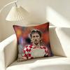 Lluka Modric Football Player Pillow Case Square Doublesided Sofa Cushion Cover Bedroom Bedside Pillow