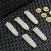 Reusable Nail Art Tool Natural Latex White Finger Cots Finger Cover Protector Gloves Rubber Gloves