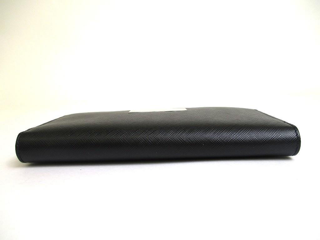 Оригинальный кошелек Salvatore Ferragamo Gancini из черной кожи с серебристой фурнитурой, на круговой молнии #a683 Восстановленный