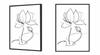 Picture poster In a frame 53x73 cm Flower P1067