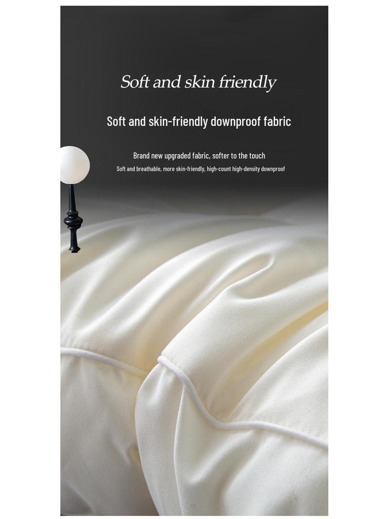 Матрасный топпер класса А с 3D-наполнением из пуха и пера для общежитий, отелей и гостевых домов