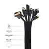 Cable Concealer Management Sleeve Wire Organizer Cord Cover Cable Hider Protector Zipper Design