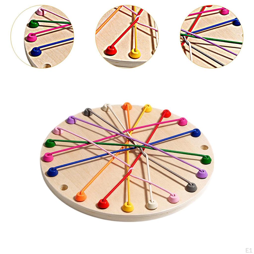 Rope Knots Untangle Stack Sorting Toy Puzzle Desktop Loop Board Game