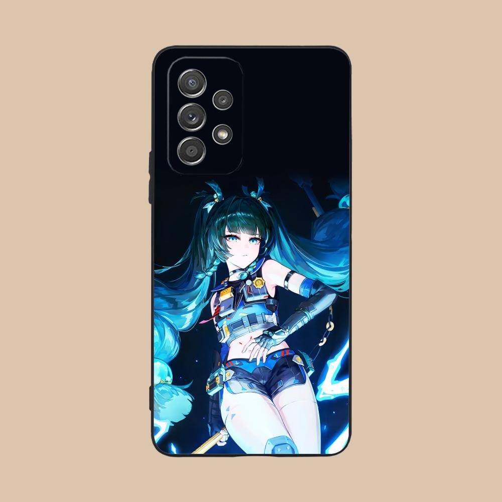 Чехол для телефона Zenless Zone Zero QingYi для Samsung Galaxy M55 54 42 35 34 33 32 23 22 15 14 13 12 F55 5G Цветной чехол для мобильных телефонов