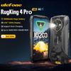Ulefone RugKing 4 Pro 6.56" 120Hz Защищенный Телефон Android 15 До 16 ГБ+256 ГБ Водонепроницаемый 10200 мАч 48 МП Камера NFC Глобальный Смартфон