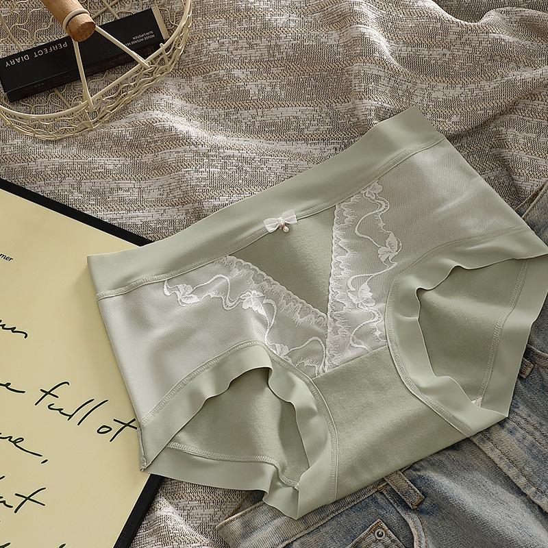 Xinjiang Cotton 7A Antibacterial Women's Pure Cotton Underwear Baby Cotton All-cotton Crotch Mid-waist Briefs