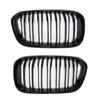 2PCS Car Front Bumper Kidney Grills For BMW F20 F21 LCI 120i 1Series 2015-2017 Double Slat Line Replacement Grill Racing