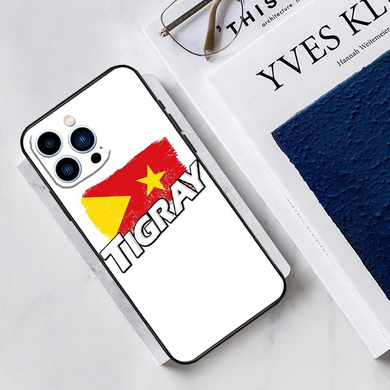 Tigray Flag Case For iPhone 17 Air 15 14 13 12 11 16 Pro Max Mini 15 16 Plus 16e Funda Silicone Cover