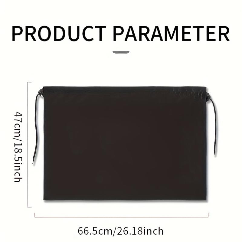 Car Sunshade UV Heat Blocking Thermal Insulation Curtain with Suction Cups Sliding Privacy Shade for Vehicle