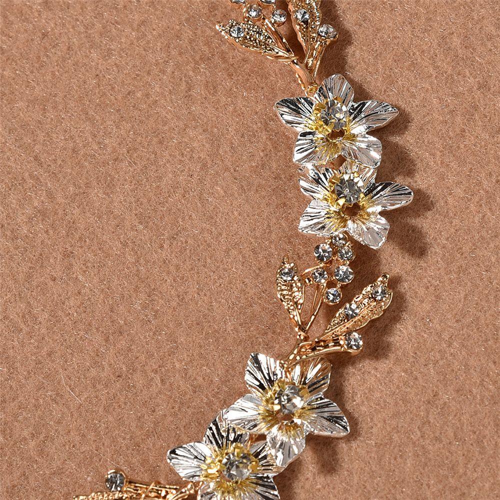 Wedding Decoration Handmade Hair Ornament Crystal Headband Tiara Jewelry Bridal Hairpin Hair Pins