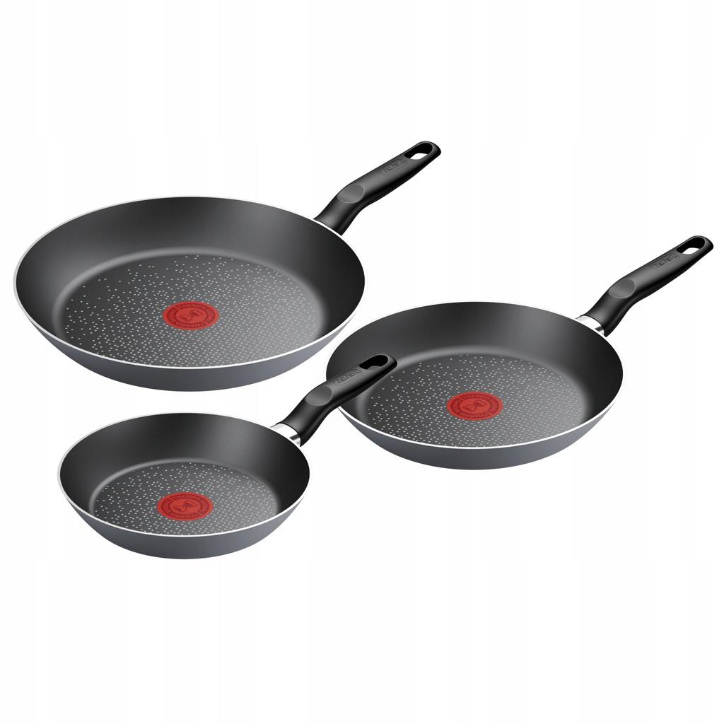 Tefal Only Cook B9289402 Frying Pan Set (3 Pieces) 1 Pc