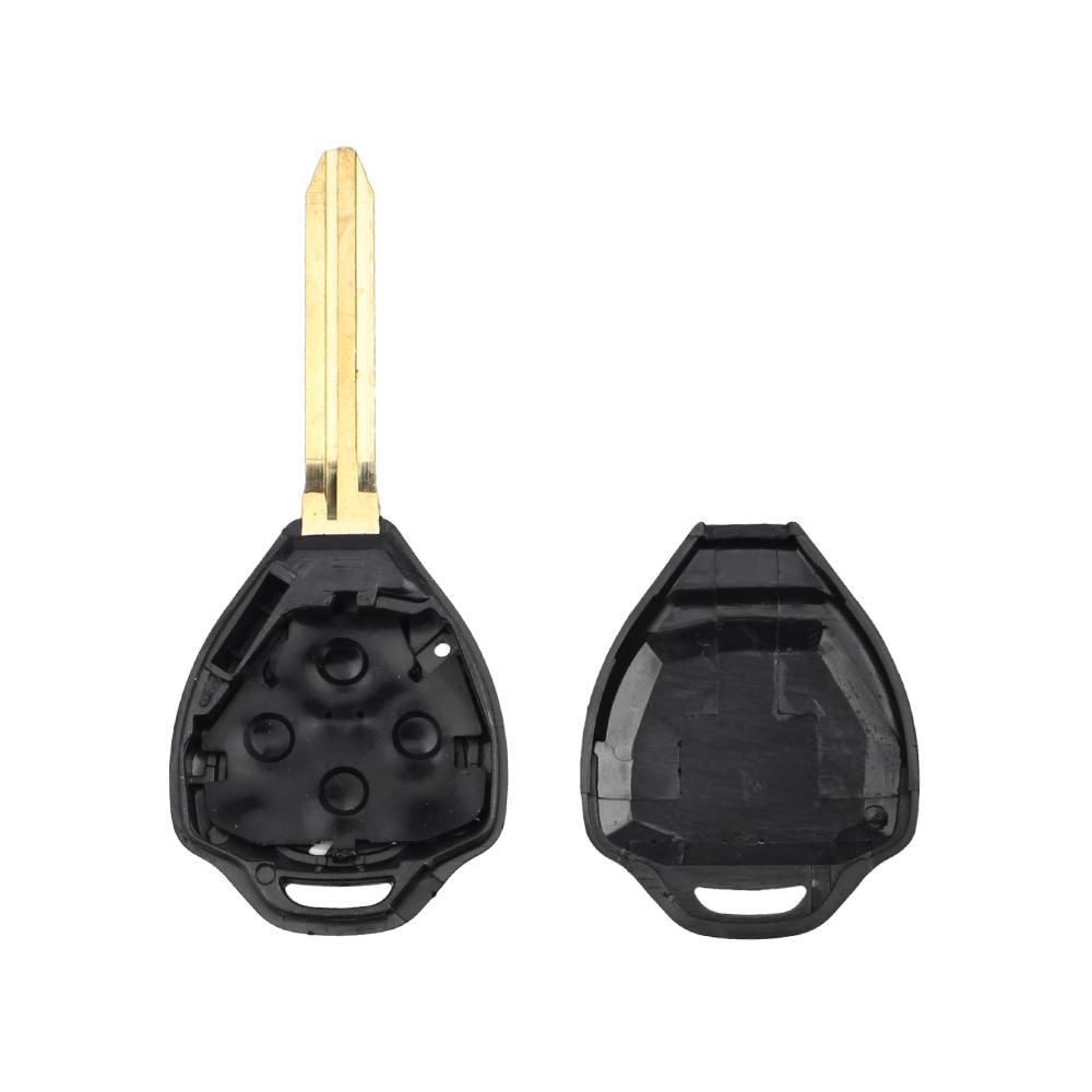 2/3/4 Buttons Remote Car Key Case Shell FOB for Toyota Camry RAV4 Yaris Prado Tarago Corolla REIZ Crown Avalon Venza