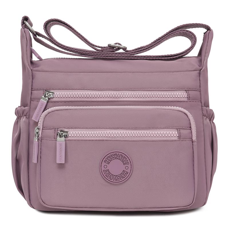 Нейлоновая женская сумка многослойная сумка для мамы большая вместимость сумка через плечо легкая водоотталкивающая сумка кросс-боди