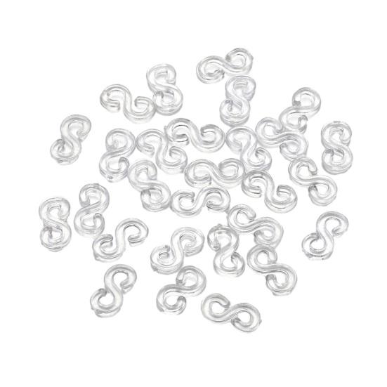 Радужные аксессуары, 500 шт./компл., эластичные резинки, ювелирные изделия «сделай сам», S-образные пряжки для надежно сплетенных браслетов