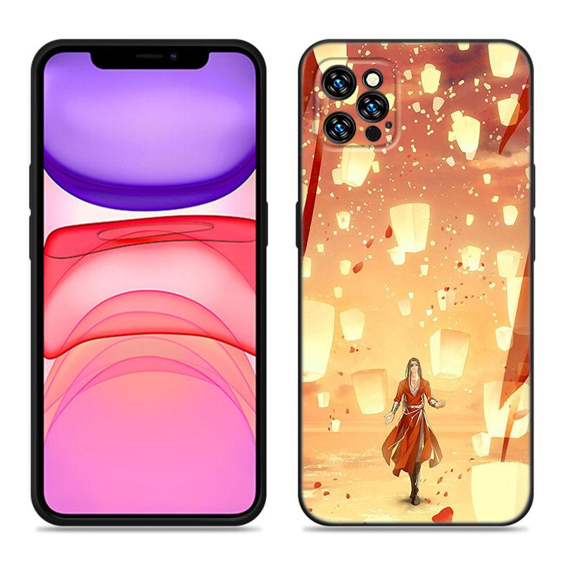 Чехол Heaven Official's Blessing для телефона Apple iPhone 12 13 Mini 11 14 15 Pro Max 7 8 Plus X XR XS SE 2020 2022, черный чехол