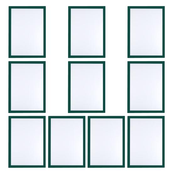 10 шт. A3/A4/A5/A6/8K магнитный держатель для знаков настенный самоклеящийся фоторамка для показа фотографий документ бумага постер произведение искусства картина держатель