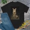 Men's Fashion Y2k Humor Saying Tee Cigarette Kitten Funny Smoking Cat Meme Stupid Brainrot T-Shirt Cute Kitty Dad Graphic Outfit