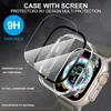 2PCS Tempered Glass Screen Protector Case Cover for Apple Watch Series 10 42MM 46MM 9 8 7 Ultra 2 49MM 45MM 41MM 44MM 40MM 38MM Protection Accessories