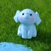 DIY Elephant Ornaments Cartoon Elephant Micro Landscape Funny Resin Animal Model  Garden Supplies