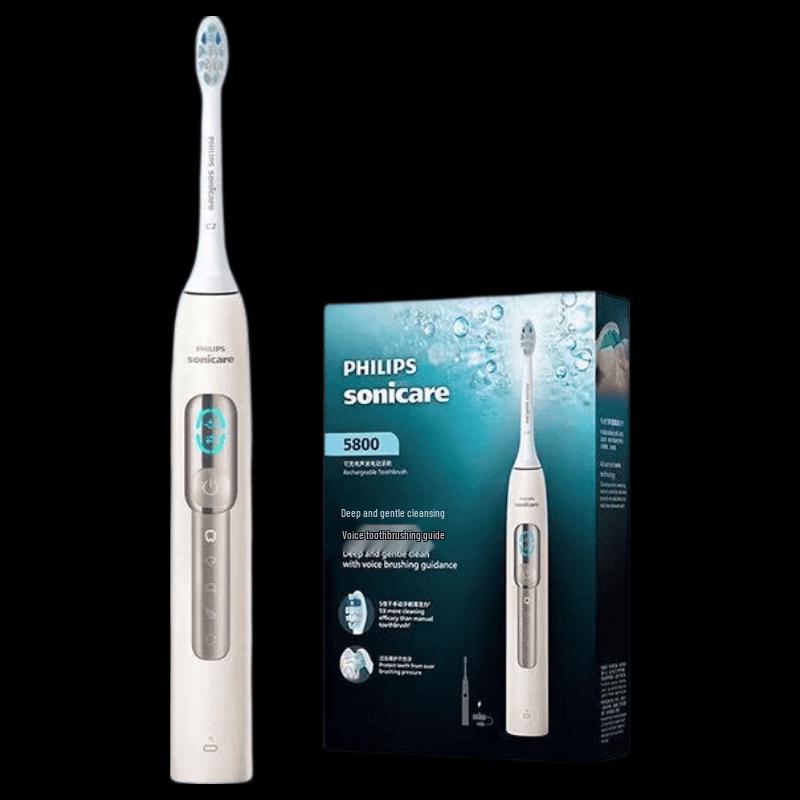 Philips Умная звуковая электрическая зубная щетка HX5681, штекер CN (адаптер в комплекте)
