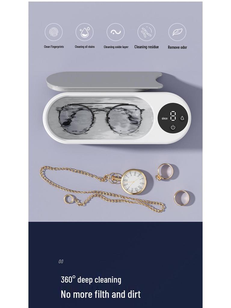 Ultrasonic Cleaner for Eyeglasses, Jewelry, Watches, and Braces