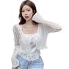Женские топы Женский кардиган кружевной летний Уменьшение возраста Дышащий