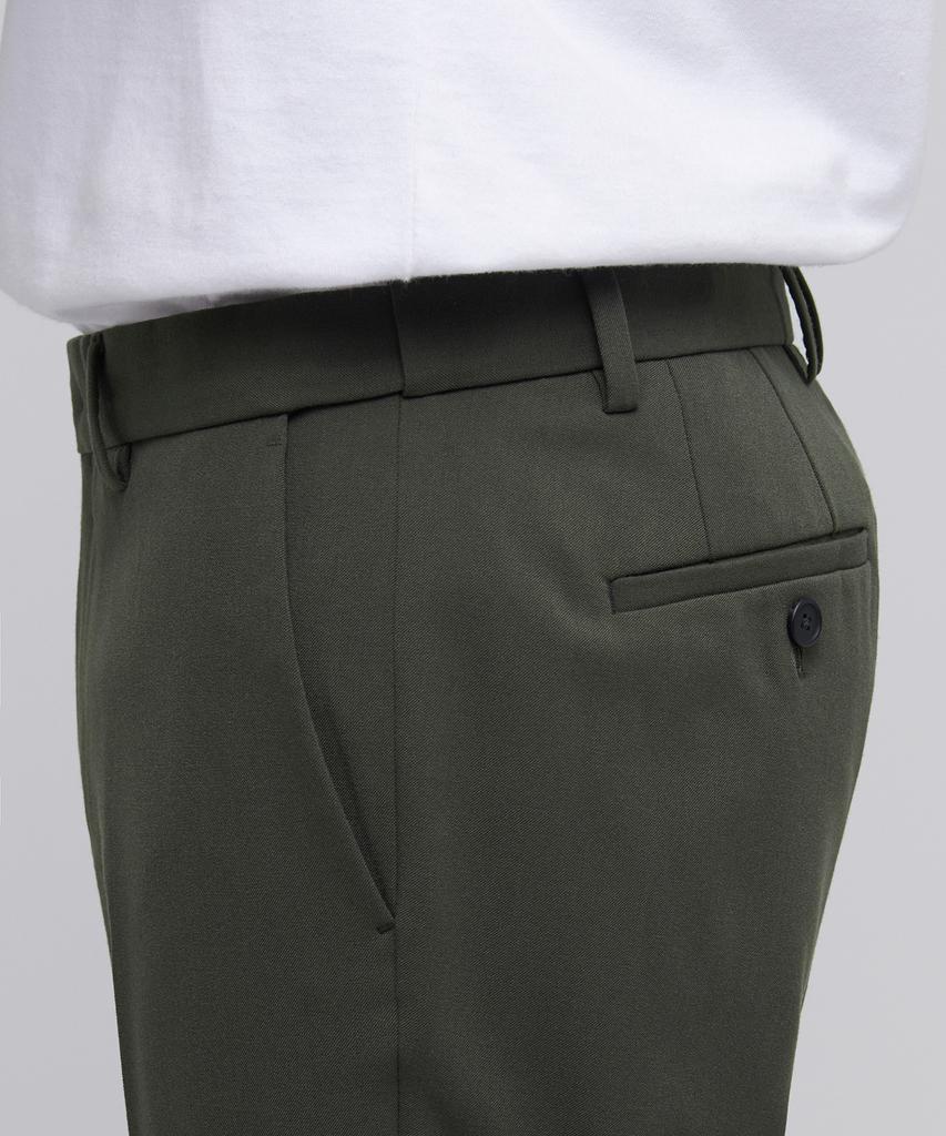 MUSINSA STANDARD Tapered Hidden Banding Length Slacks [Dusty Khaki]