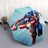 1pc Captain America, Shield Automatic Folding Umbrella - Sturdy 8-Rib Polyester Canopy,Sun-Defying Travel Companion yy251023156