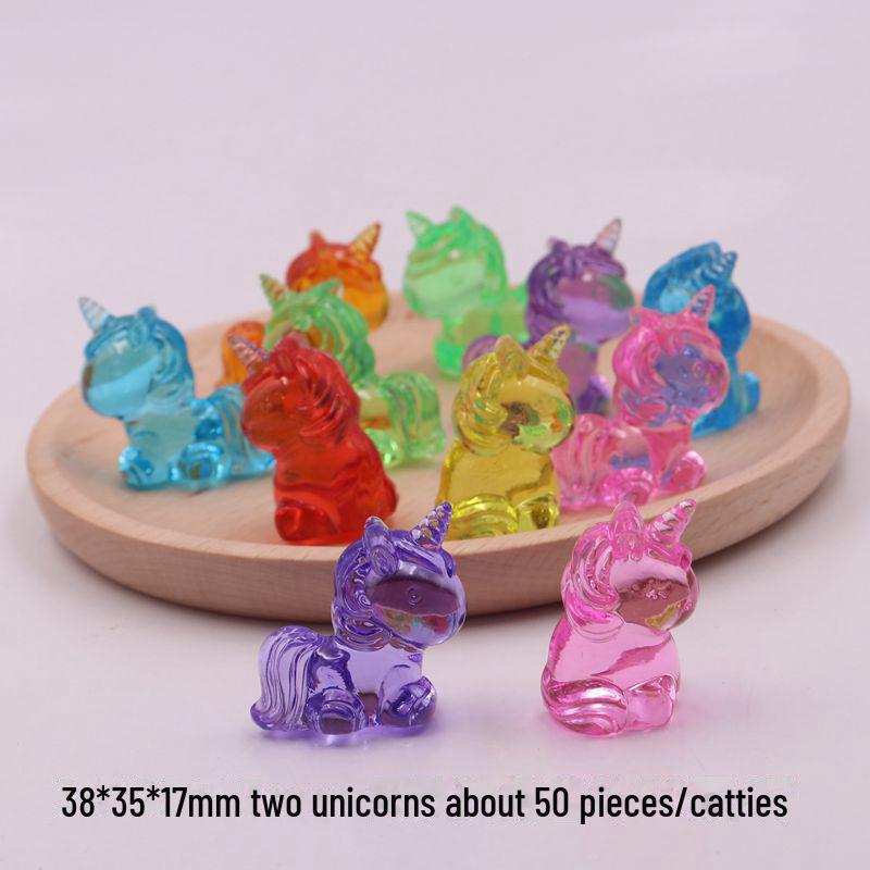 Kids' Gemstone Treasure Shell: Acrylic Diamond and Conch Archaeological Toy.