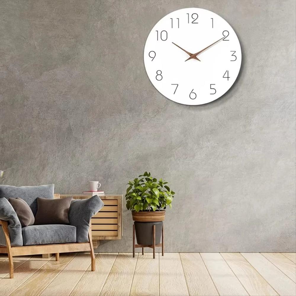 10 Inch Silent Clock Minimalist Style Digital Clock Creative Wall Clock Dining Room