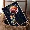 Кристальная Жемчужная Живопись 5D DIY Рамка Декорация Картина Мальчик и Цветок Домашняя Настенная Декорация Прозрачные Жемчужные Драгоценные Камни Картина Изображение Арт Поделки