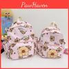 Printed Cartoon Capybara Backpack Children Schoolbag Leisure Fashion Bag Travel