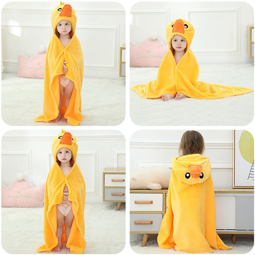 Прекрасный халат с капюшоном для маленьких девочек, купальное полотенце для малышей, халат, постельное белье, одеяло
