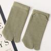 Practical Fashion Sandal Men Unisex Cotton Two Toe Socks Flip Flop Hosiery Split Tabi Socks