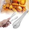 Utensils Barbecue Salad Serving Anti-heat Food Clip Buffet Clamp Stainless Steel BBQ Tongs