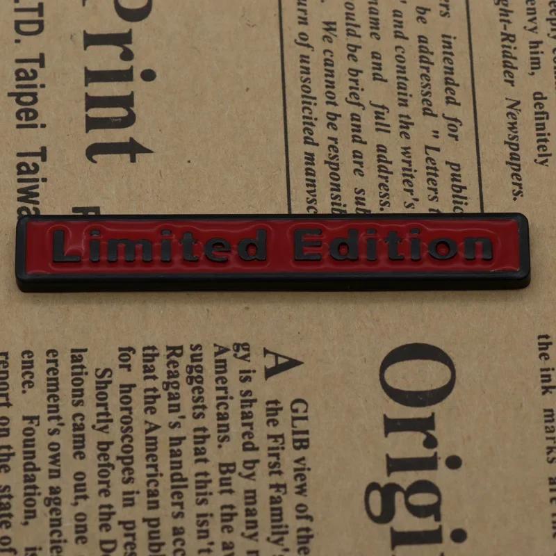 2/1 шт. 3D металлический логотип ограниченной серии для бокового крыла автомобиля, заднего багажника, эмблемы, значка, наклейки, украшения для автомобиля, аксессуары