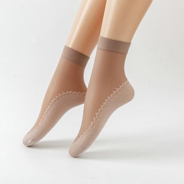 10 пар бархатных, шелковых, женских, с хлопковой подошвой, мягкая нескользящая подошва, массажные, впитывающие влагу, нескользящие носки